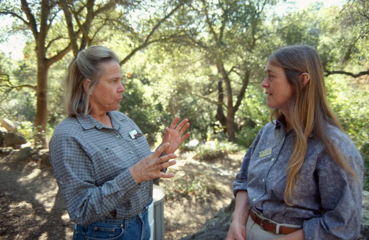 Jane Murray, SBMNH docent and Sally Isaacson, SBMNH and SBBG Docent Picnic