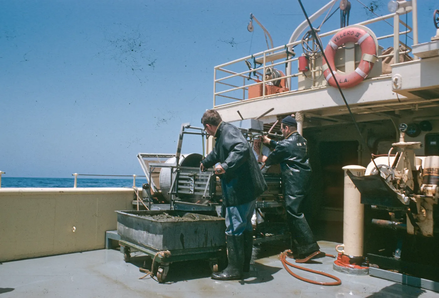 Aboard the Velero IV
