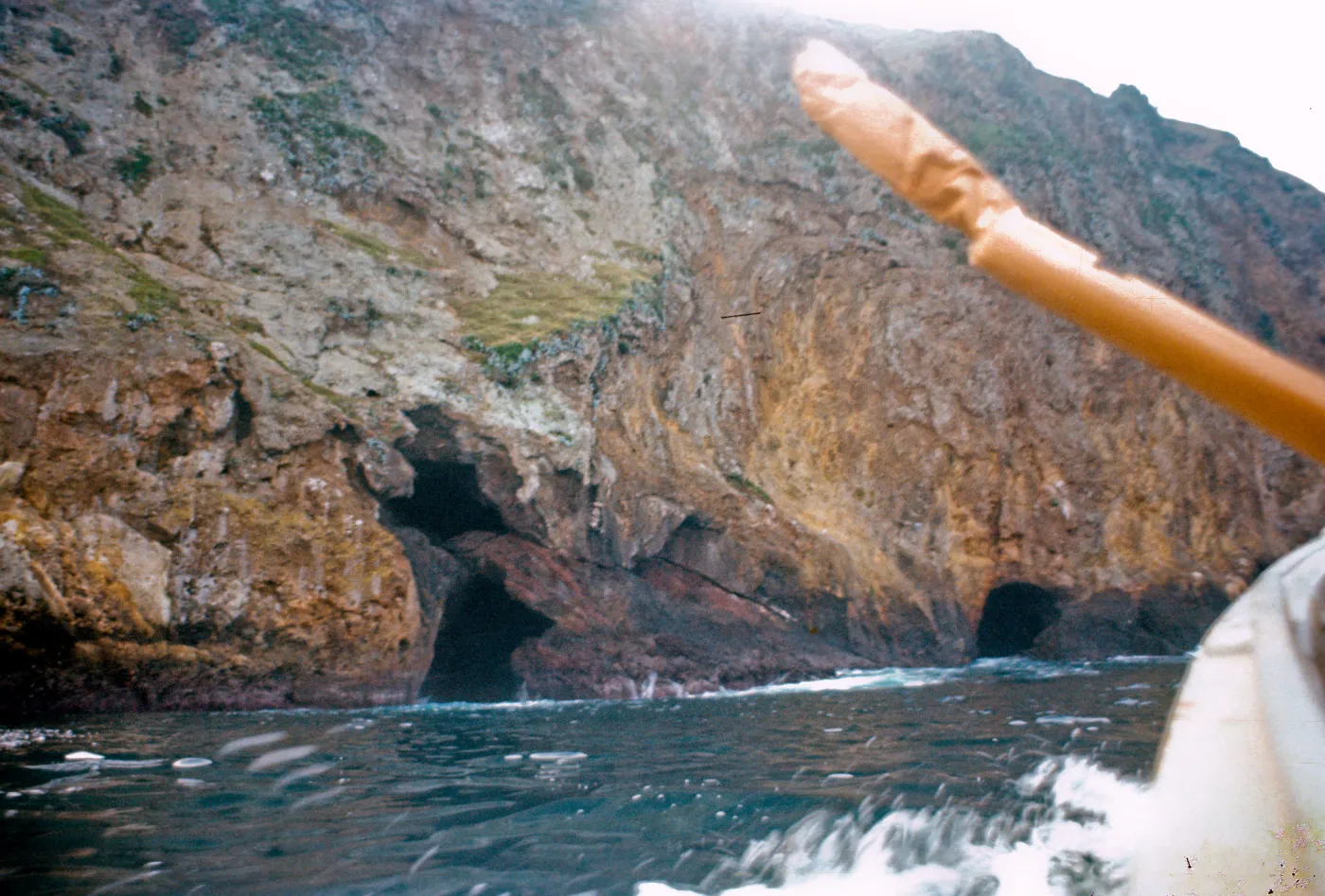 Santa Cruz Island sea caves