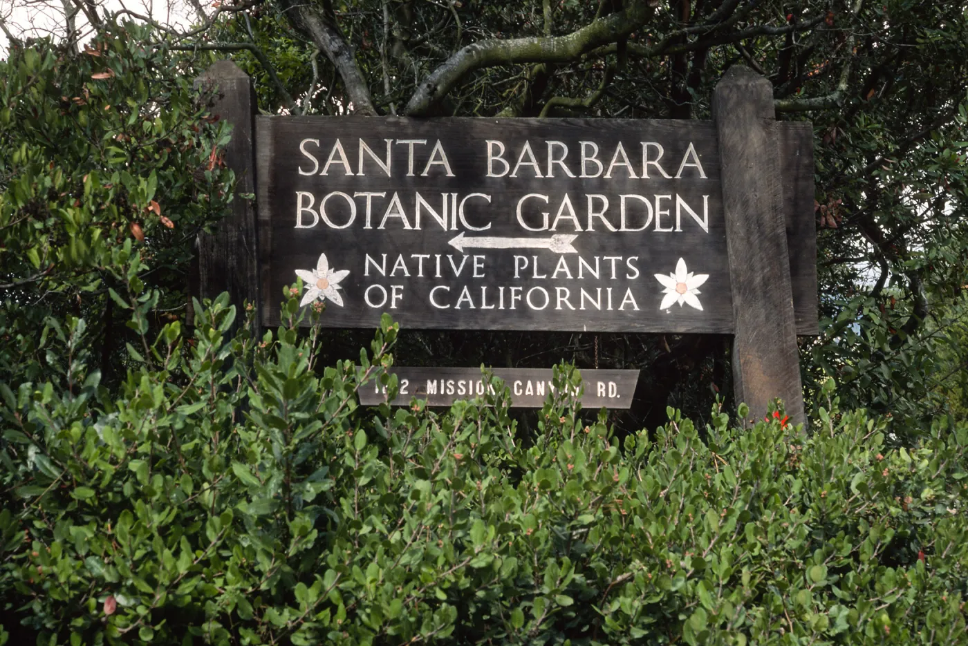 SBBG Entrance Sign