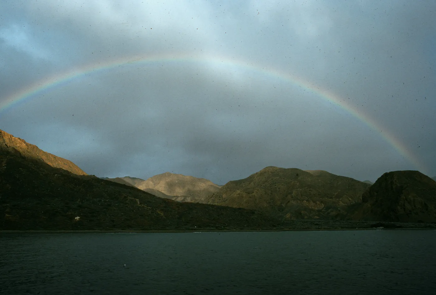 rainbow, mouth of Gran Canon, Cedros Island