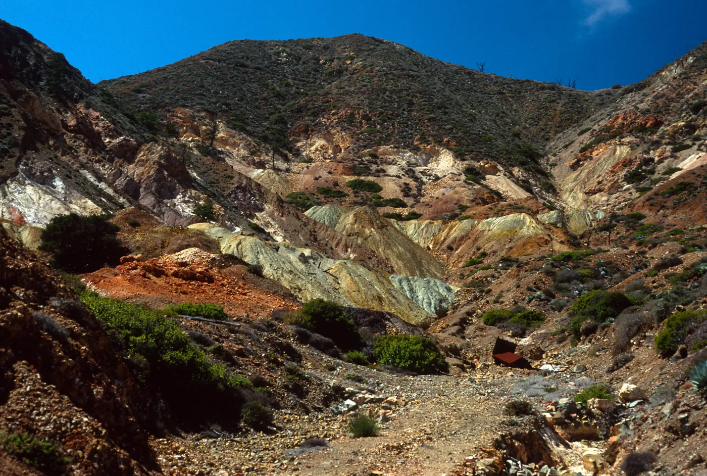 Cedros Island, old mine site, Canon de la Mina