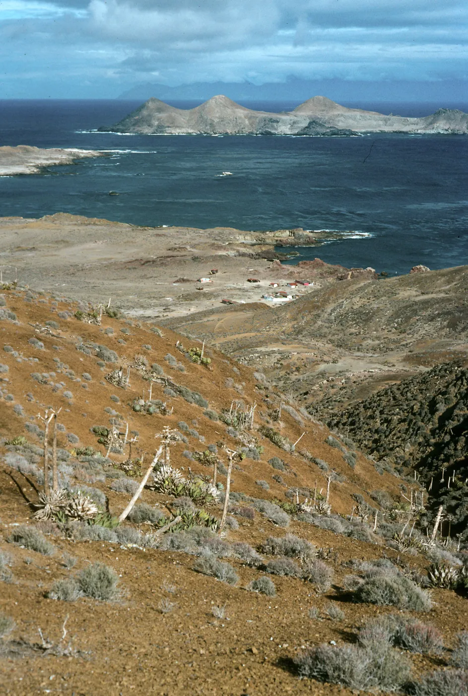 West San Benito Island, view of East San Benito Island from West San Benito Island