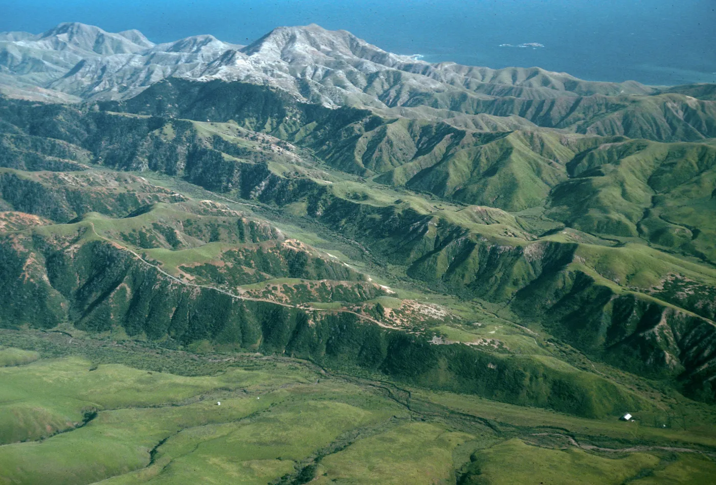 Santa Cruz Island, Christy barn & vicinity