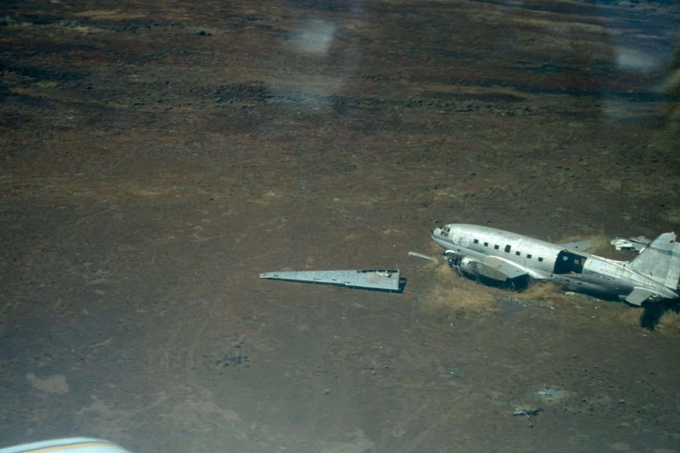 Guadalupe Island, plane wreck, near airstrip
