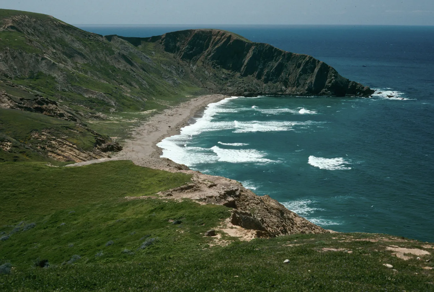Sauces Beach, Santa Cruz Island