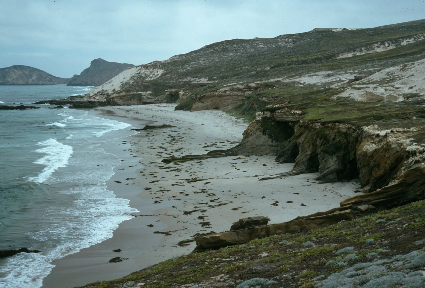 Charcoal Cove, West end of Simonton Beach, San Miguel Island