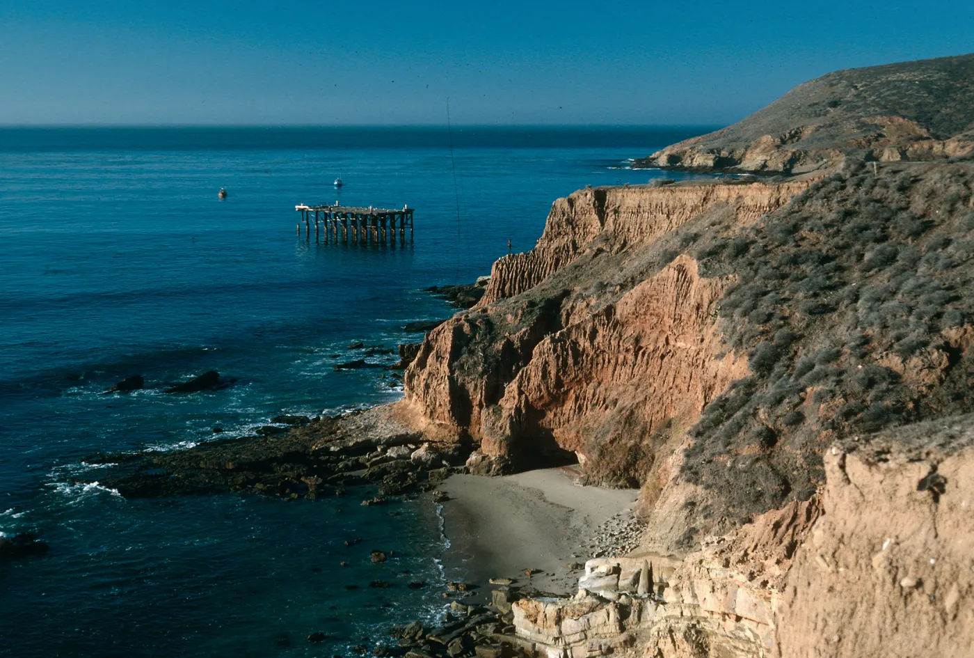 Santa Rosa Island, pier ruins, Johnsons Lee