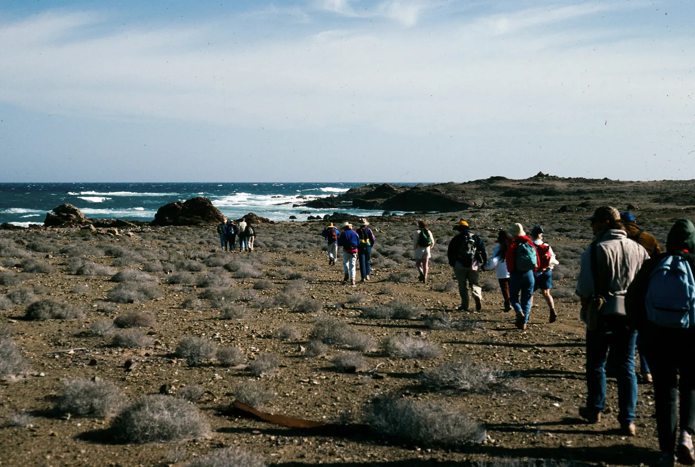 West San Benito Island, North shore near village