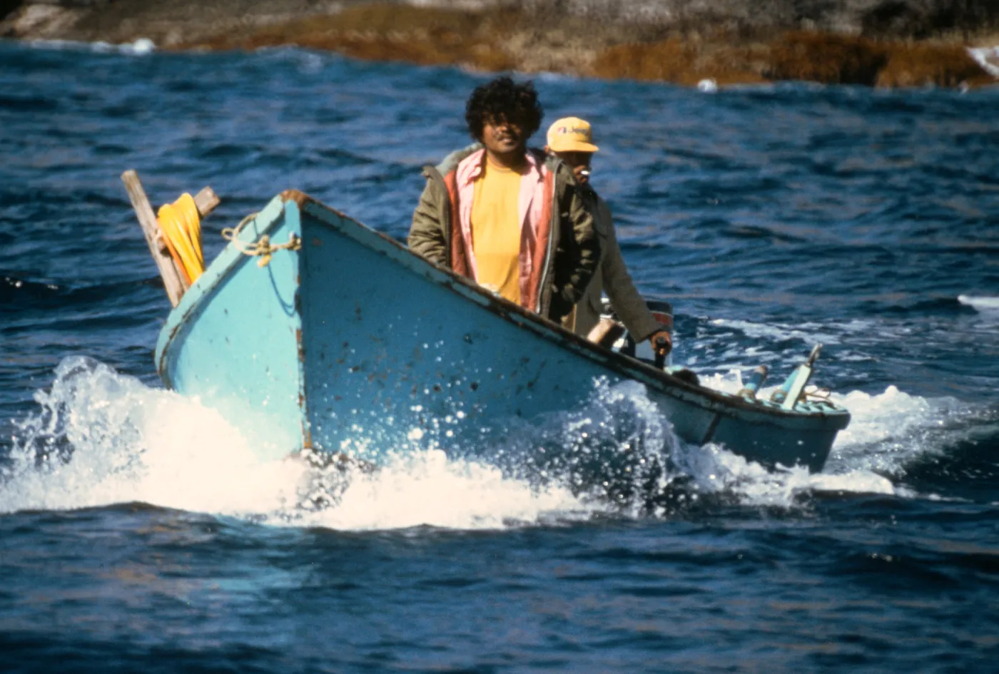 fisherman off Guadalupe Island