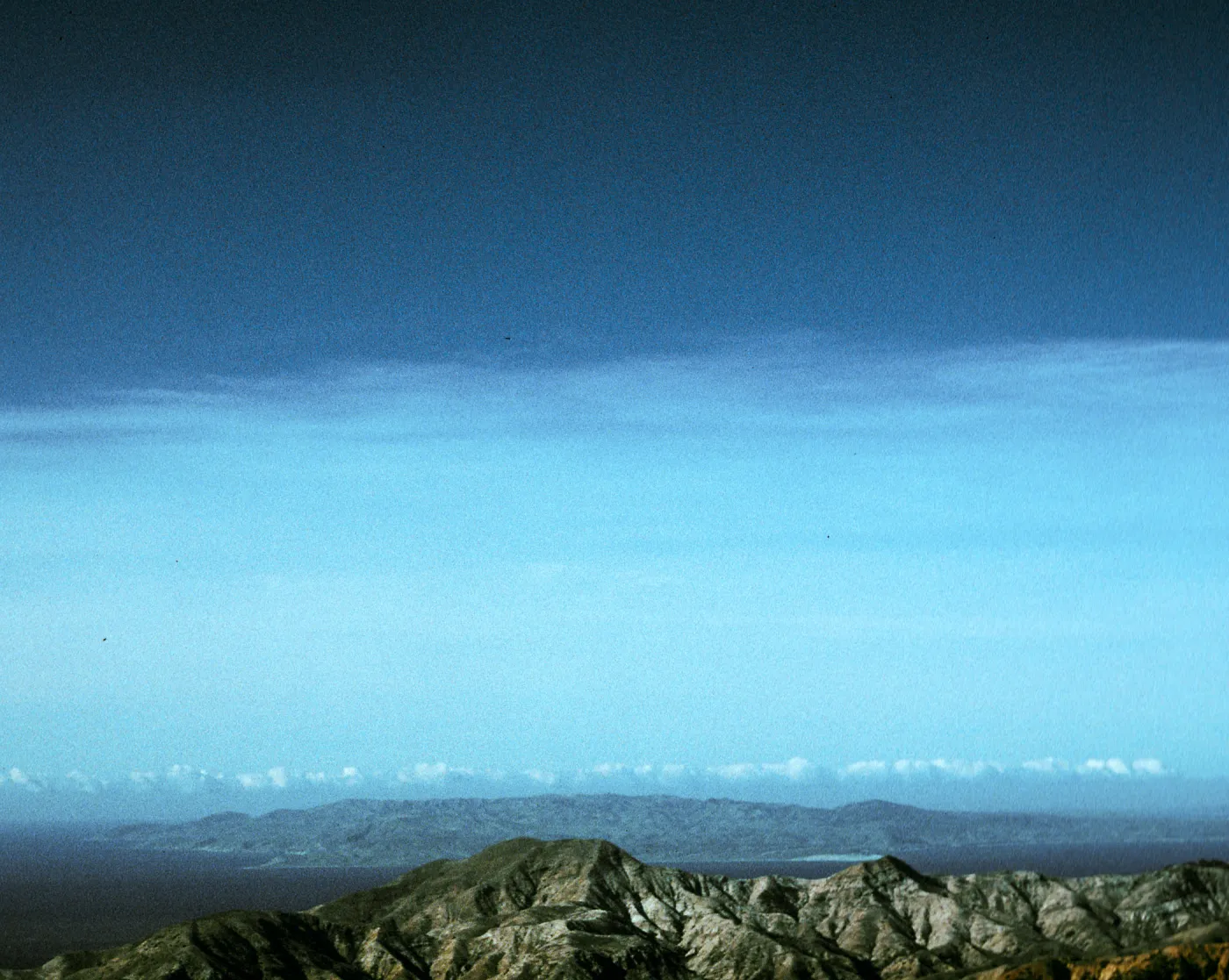 view of Sierra Blanca, Santa Cruz Island