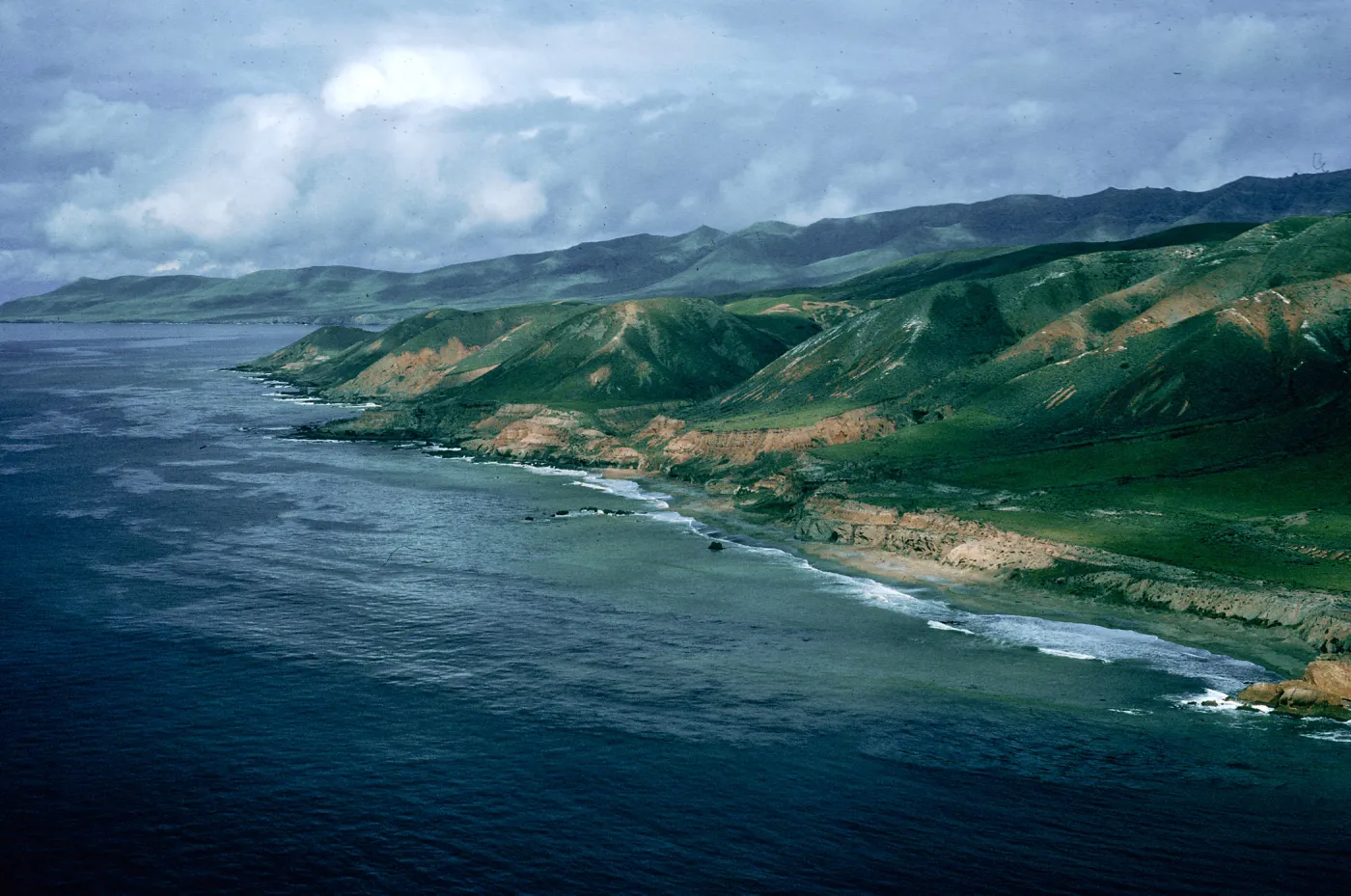 view of Fraser Point peninsula, Southwest end, Santa Cruz Island