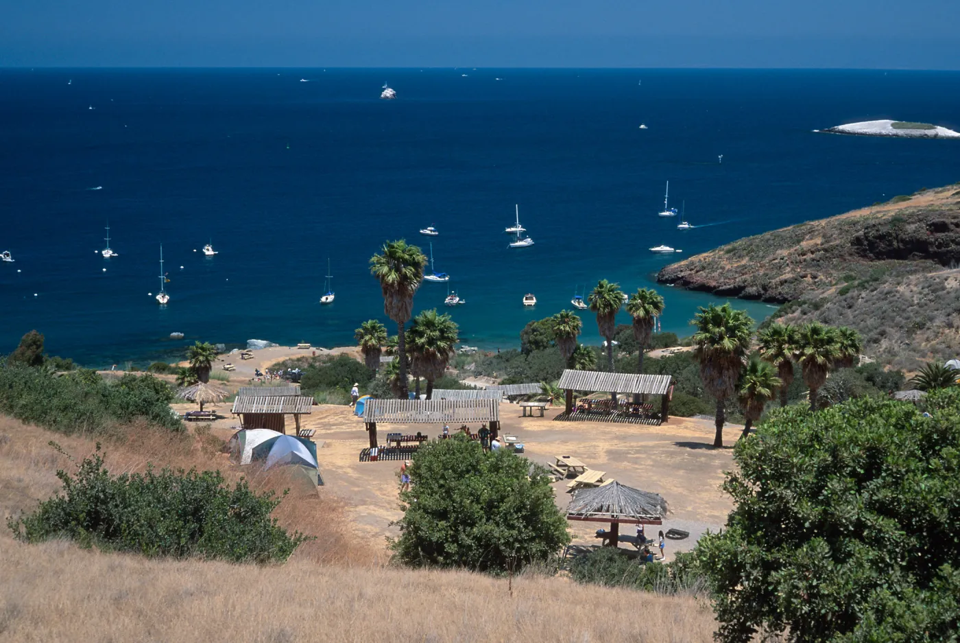 campground, Two Harbors, Catalina Island