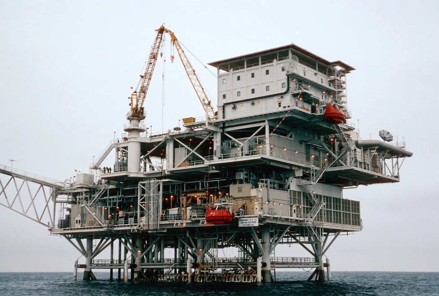 Chevron oil, platform “Gail” , offshore Oxnard, CA