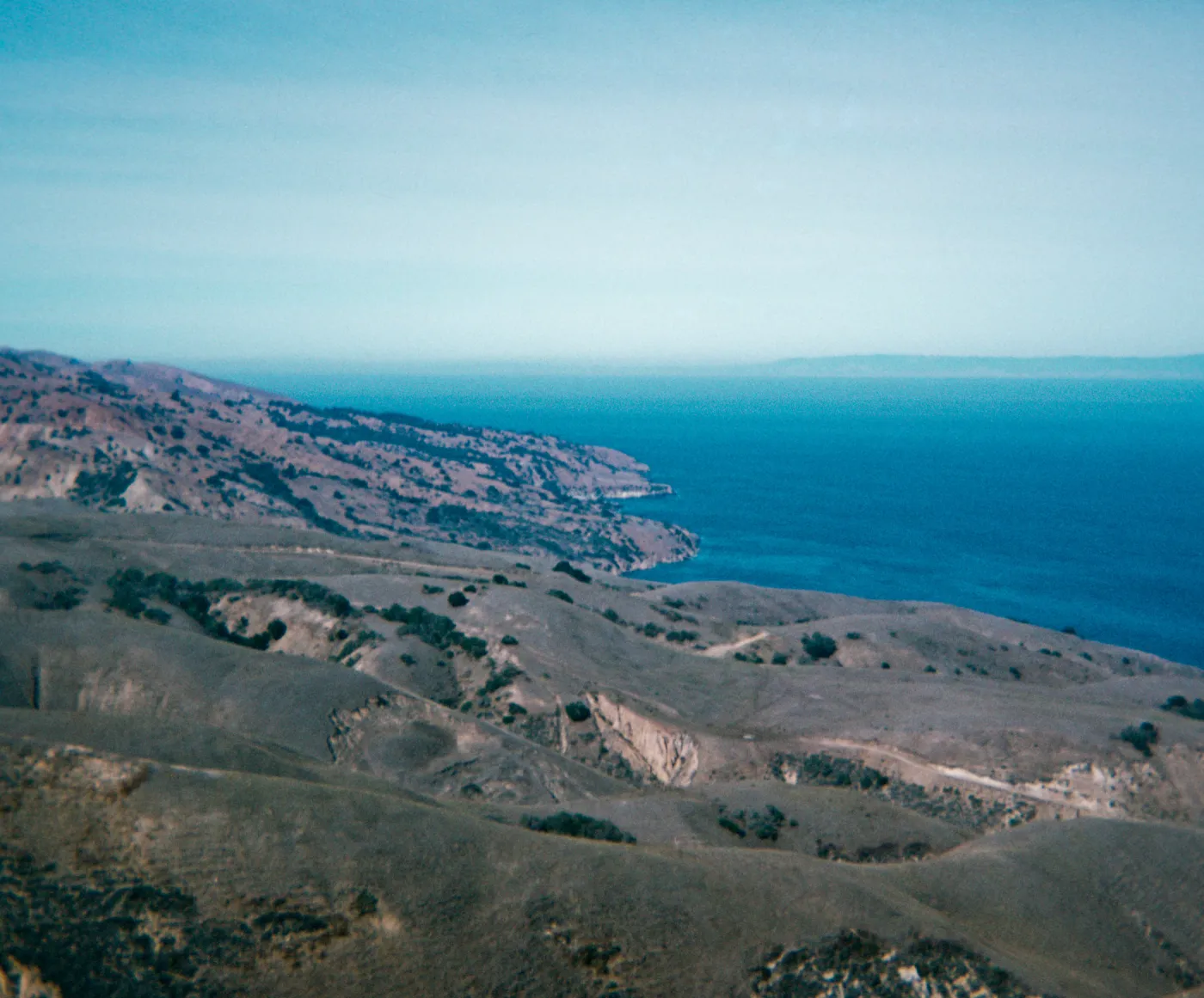 looking West toward Pelican Harbor, Santa Cruz Island