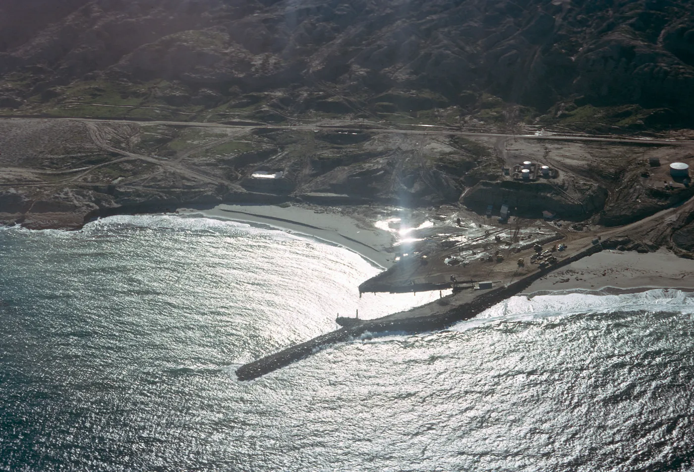 view of San Nicolas Island, 65-289 & SN-156