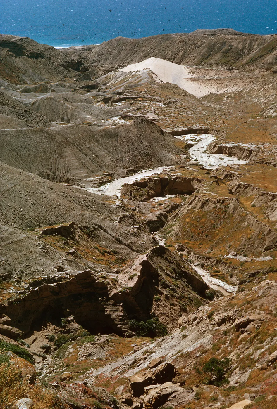 Sand Dune Canyon from headwall, 66-149 & SN-405