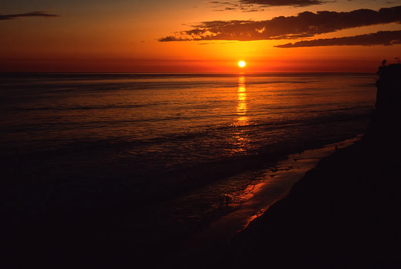 sunset, Shoreline Park, Santa Barbara