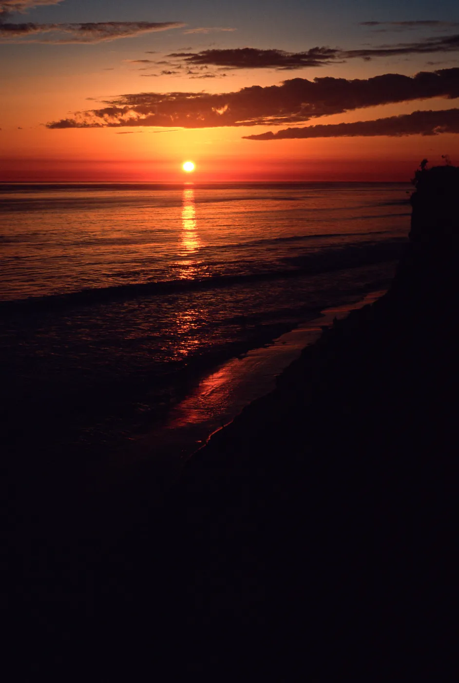 sunset, Shoreline Park, Santa Barbara