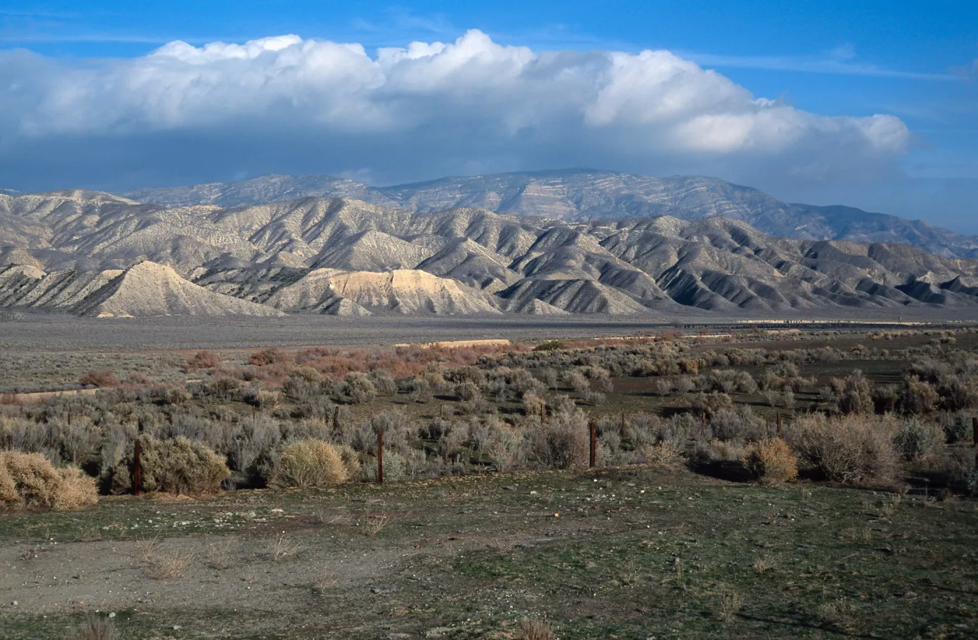Caliente Mountains, across from Cottonwood Canyon, Cuyama Valley, San Luis Obispo County