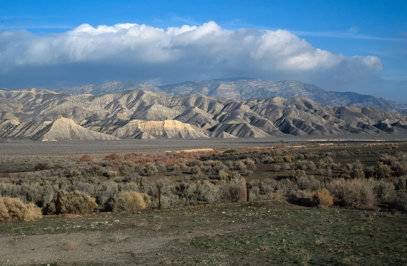 Caliente Mountains, across from Cottonwood Canyon, Cuyama Valley, San Luis Obispo County