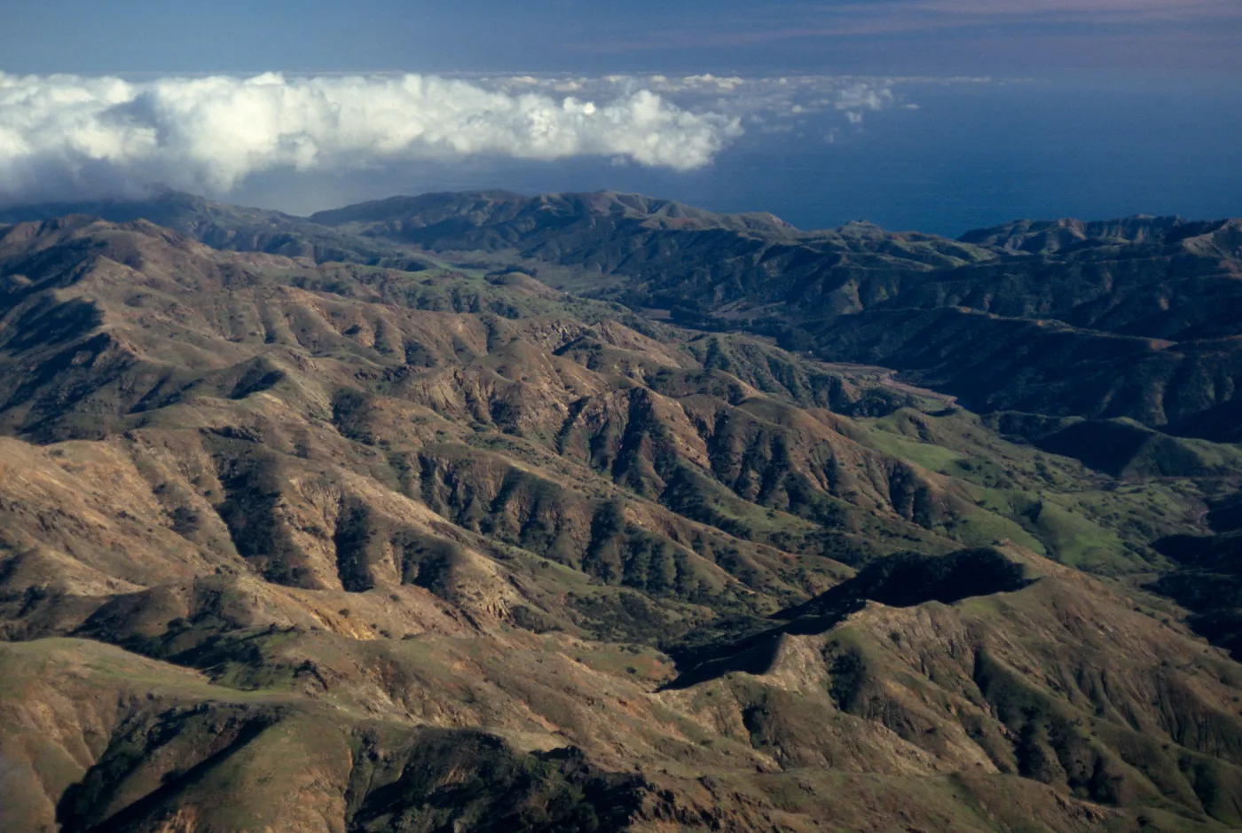 north ridge & Central Valley, Santa Cruz Island