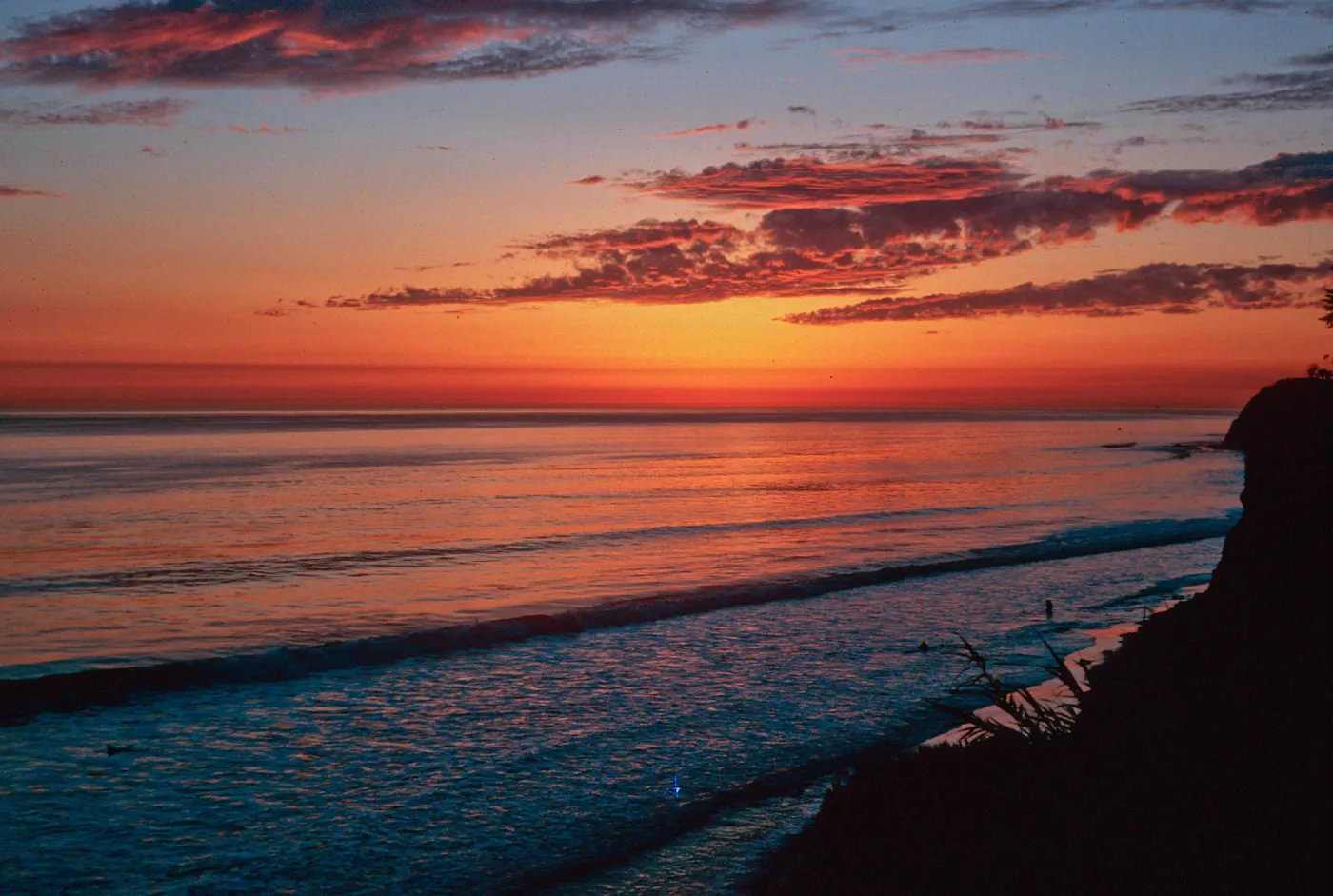 sunset, Shoreline Park, Santa Barbara
