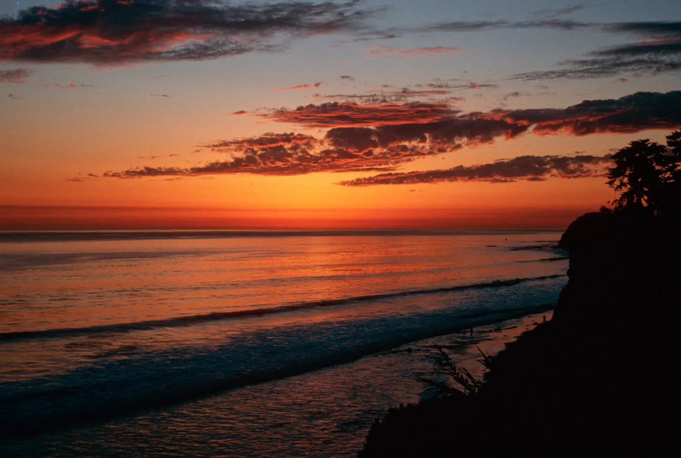 sunset, Shoreline Park, Santa Barbara
