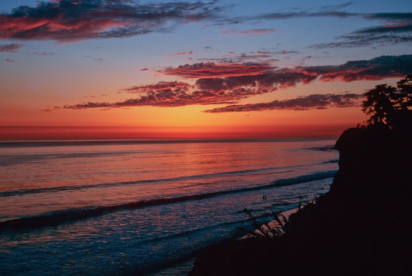 sunset, Shoreline Park, Santa Barbara