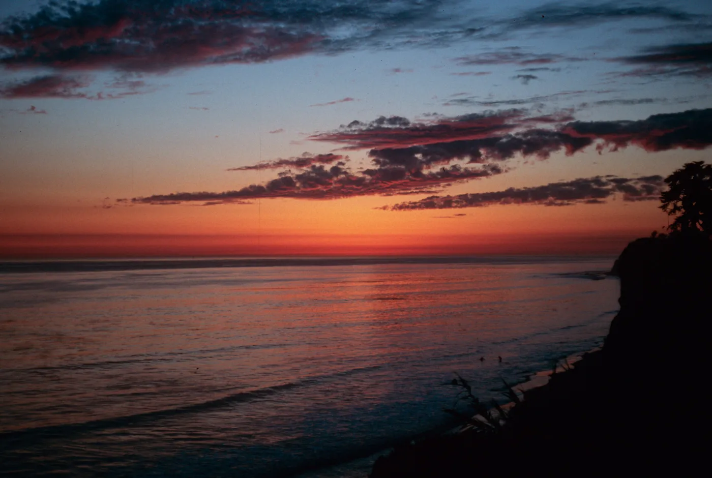 sunset, Shoreline Park, Santa Barbara