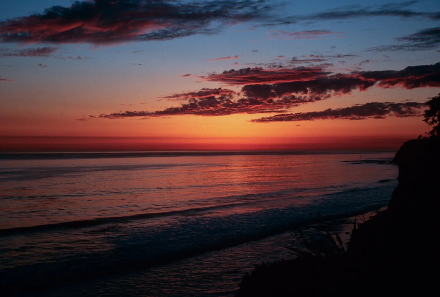 sunset, Shoreline Park, Santa Barbara