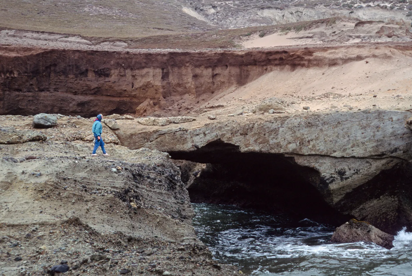 natural bridge, West of Carrington Point peninsula, Santa Rosa Island