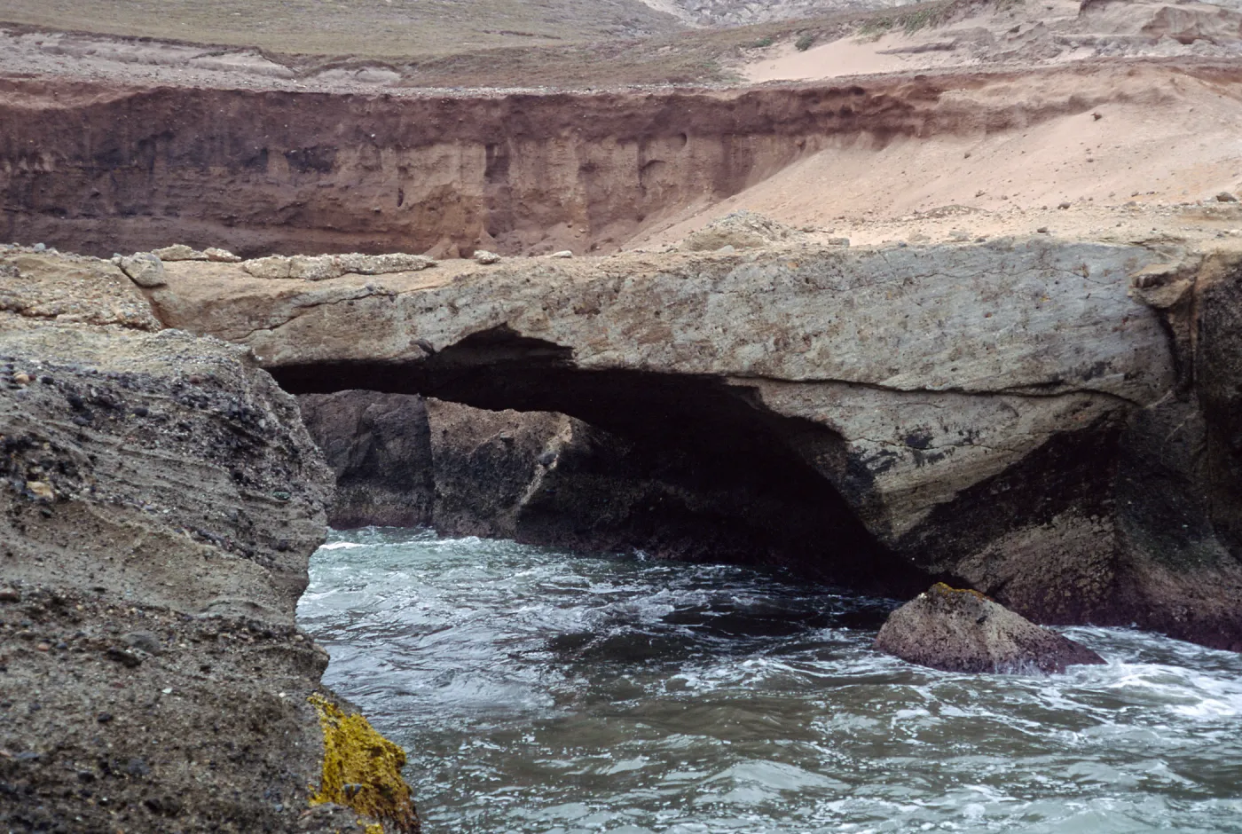 natural bridge, just West of Carrington Point peninsula, Santa Rosa Island