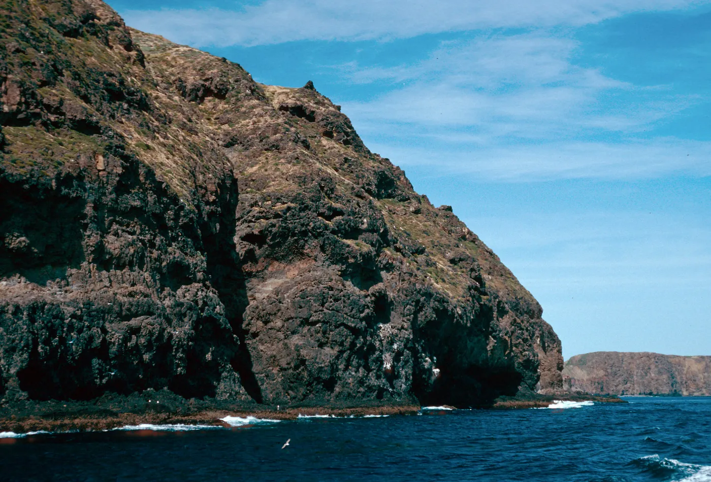 offshore bluffs, Anacapa Island