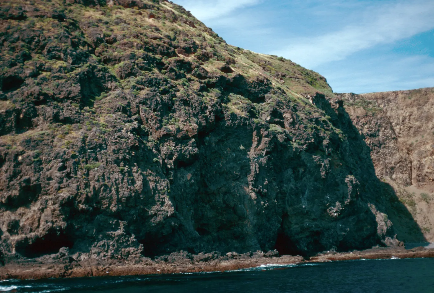 offshore bluffs, Anacapa Island
