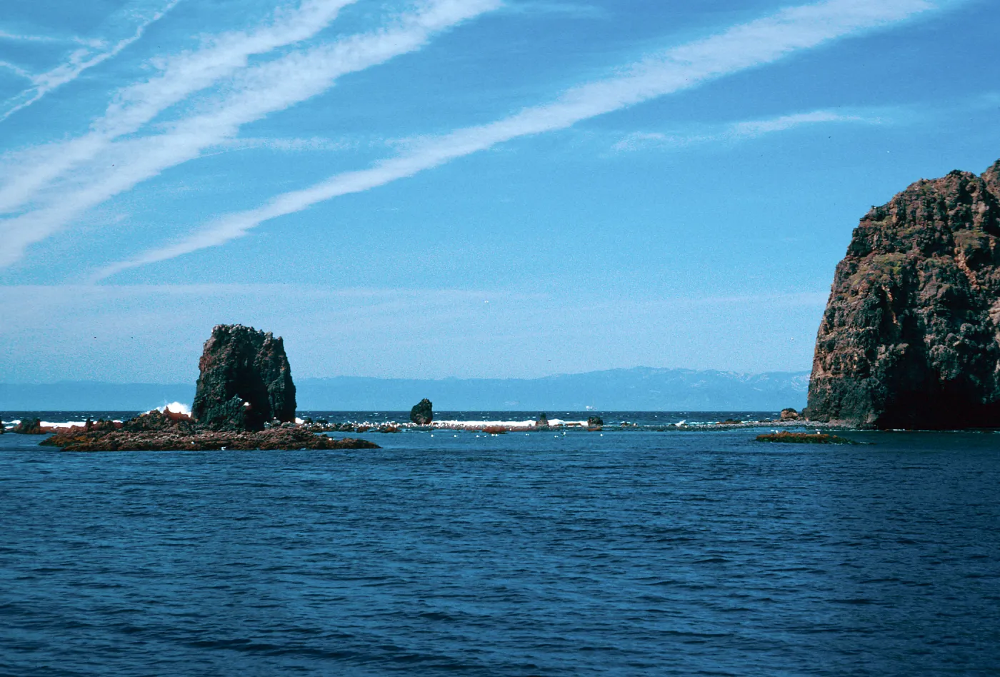 break between Middle & East Anacapa Islands, Anacapa Island