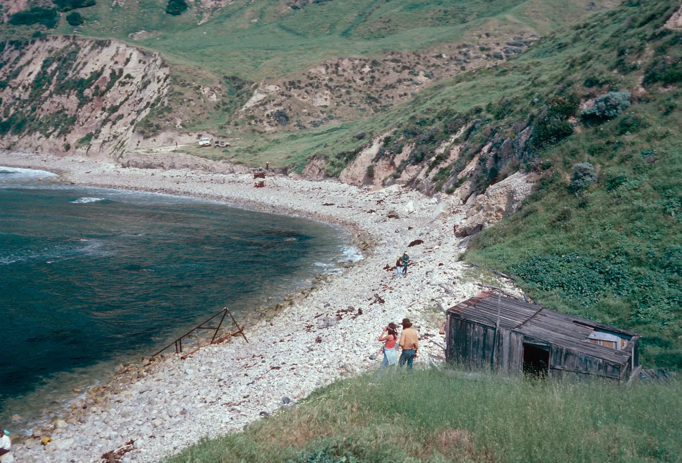 fishing shack, China Harbor, Santa Cruz Island