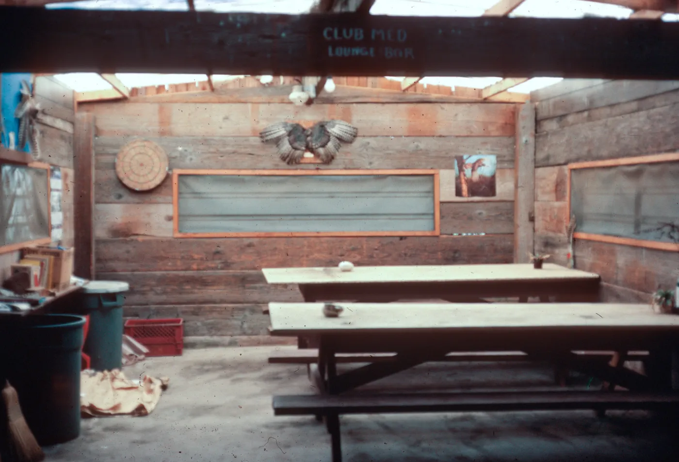 Archery Camp, dining area, Prisoners Harbor, Santa Cruz Island