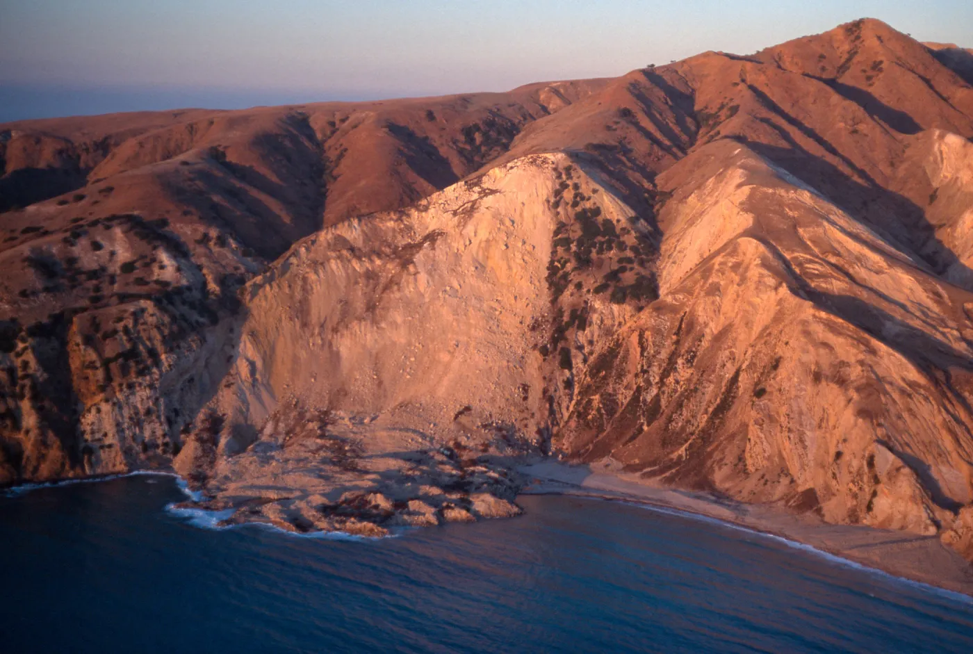 landside of 7/7/98, East end of China Harbor, Santa Cruz Island