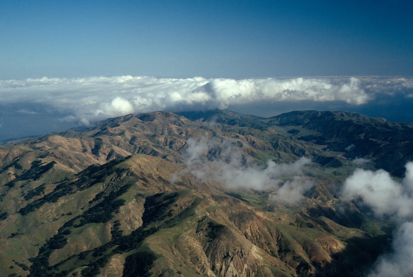 North ridge & Central Valley, from vicinity of Picacho Diablo, Santa Cruz Island