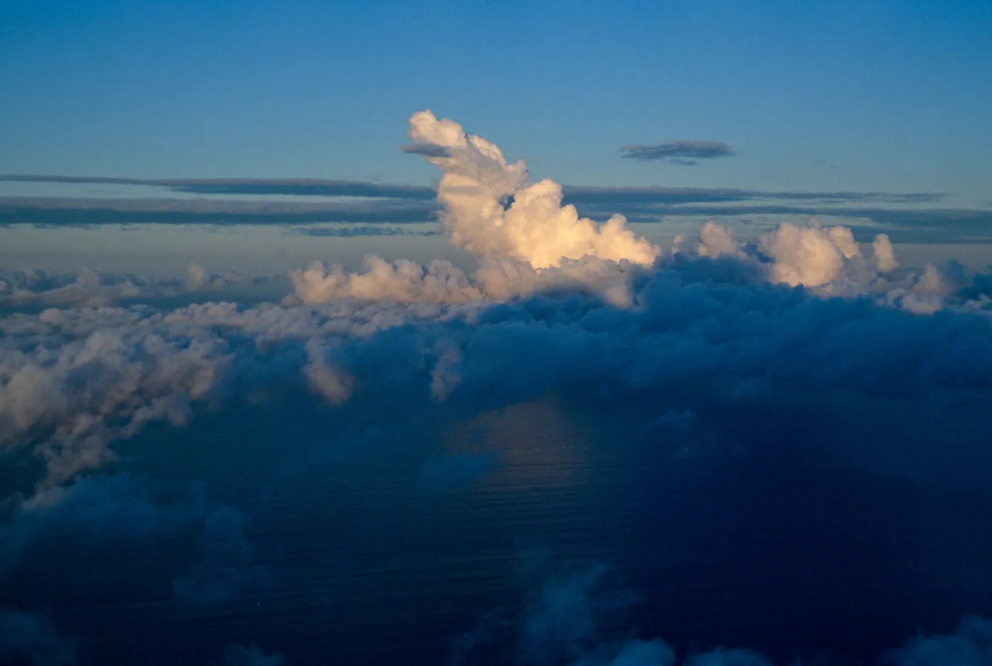 clouds on flight to San Nicolas Island