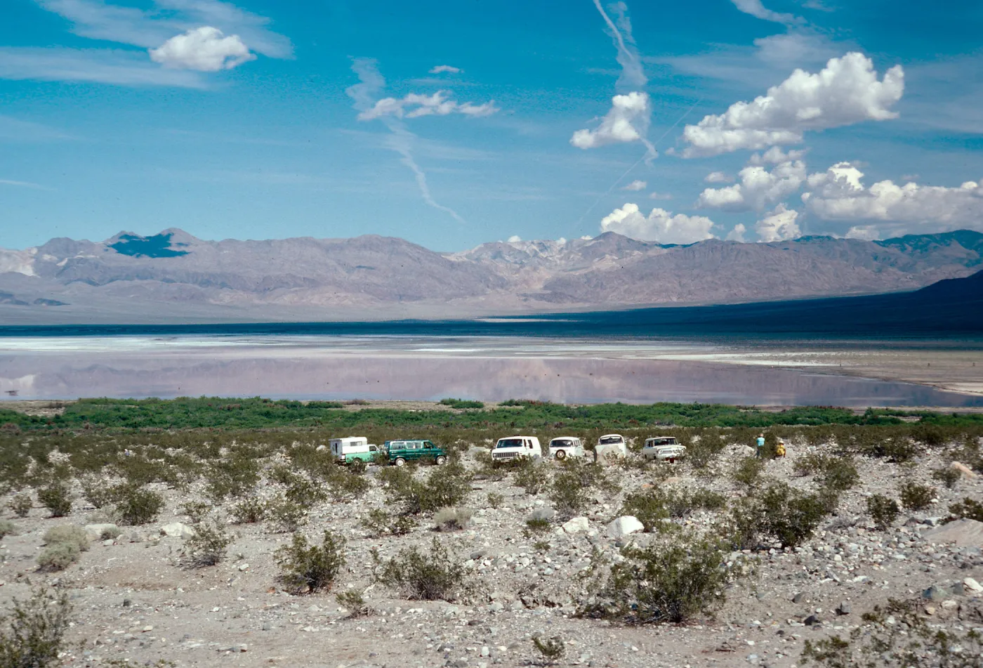 View from 'Gossip Rock', Hunter Canyon, Saline Valley, Inyo County