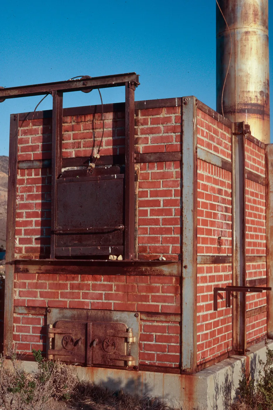 incinerator, hill above Johnsons Lee, Santa Rosa Island