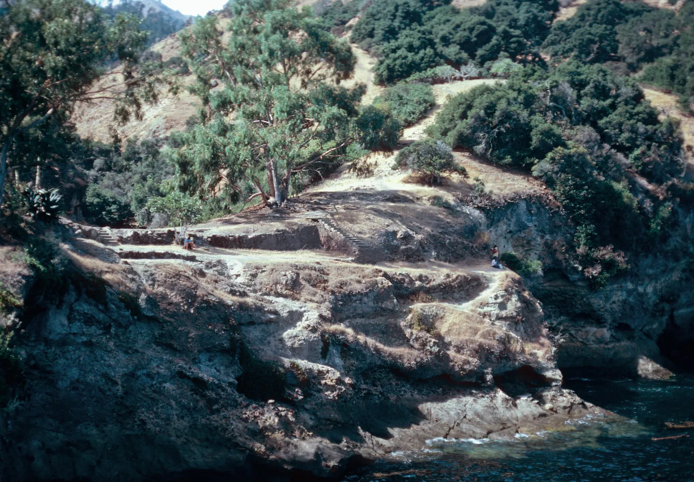 site of old resort, Pelican Bay, Santa Cruz Island