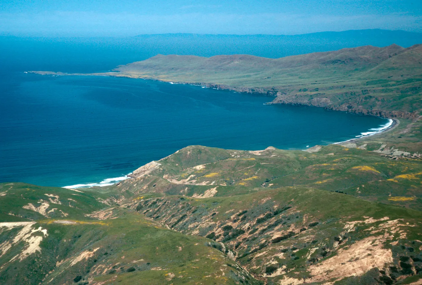 West end, view of Fraser Point, Santa Cruz Island