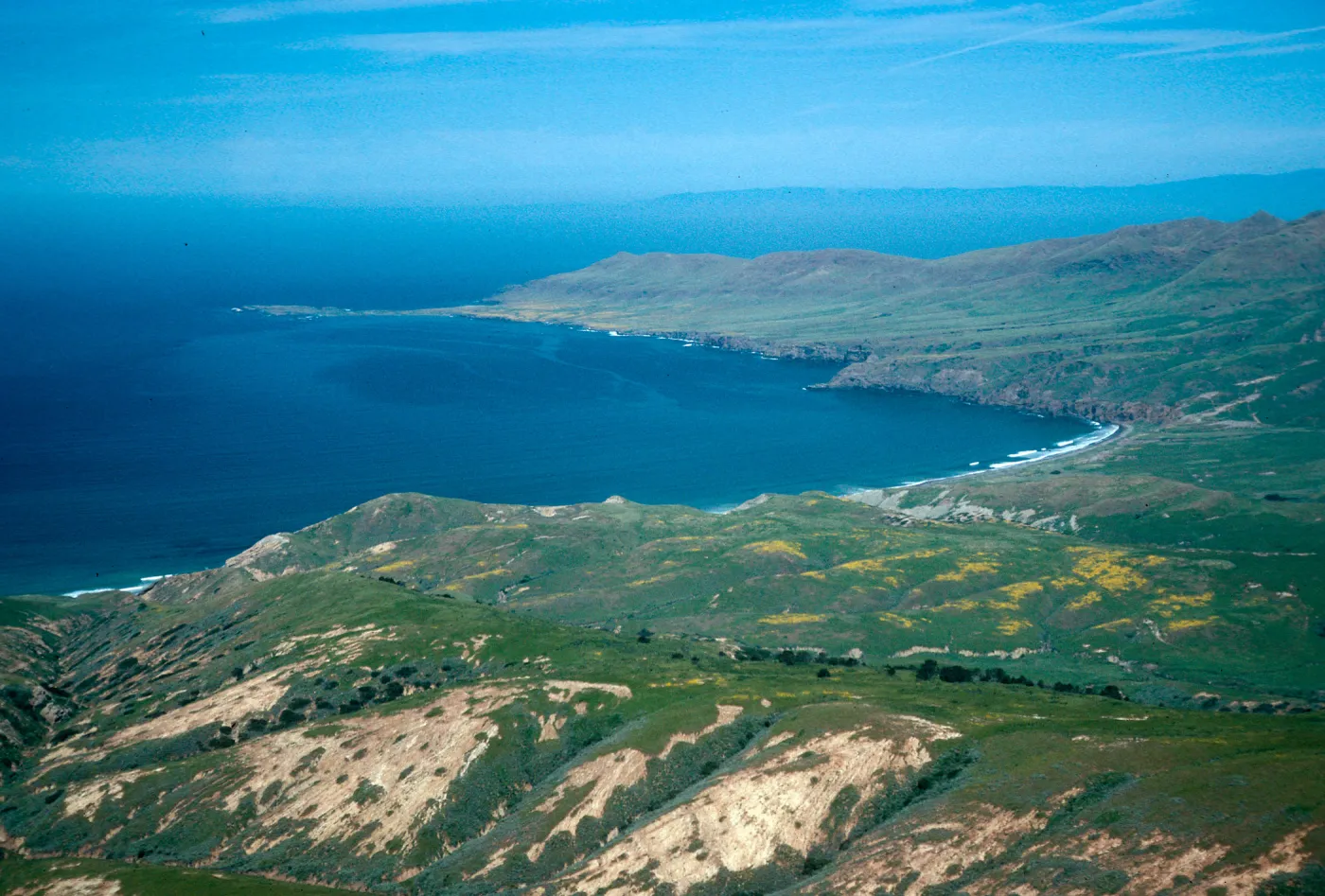 view of Fraser Point, Santa Cruz Island