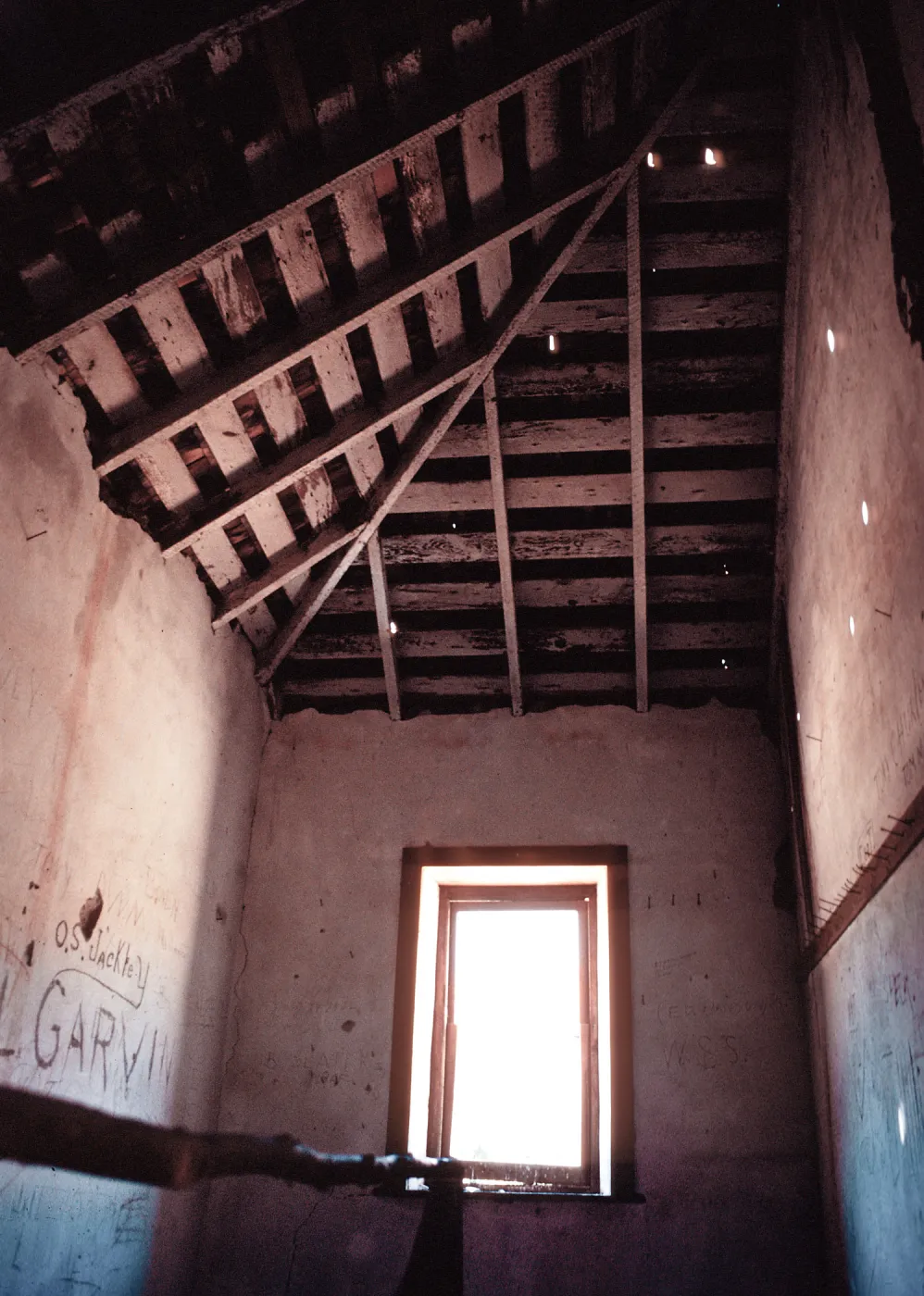 ranch at Smugglers Cove (upstairs at East end), Santa Cruz Island