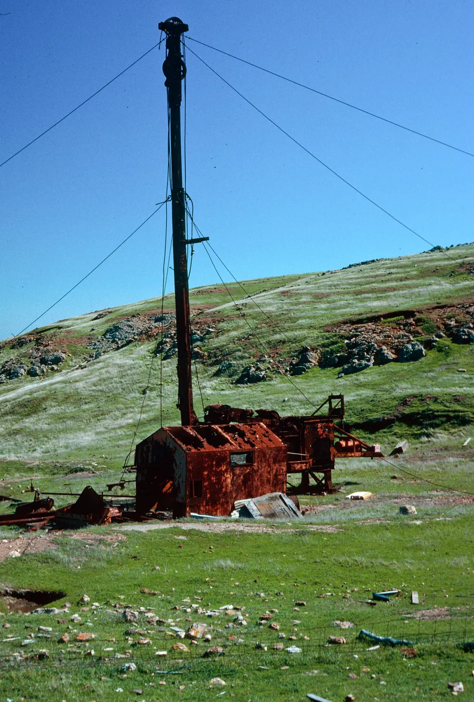 oil well, near Scorpion, Santa Cruz Island