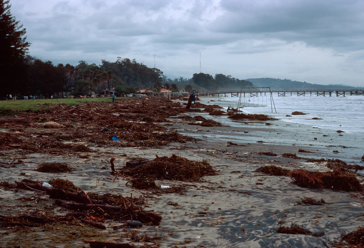 big storm, Goleta Beach, Santa Barbara County