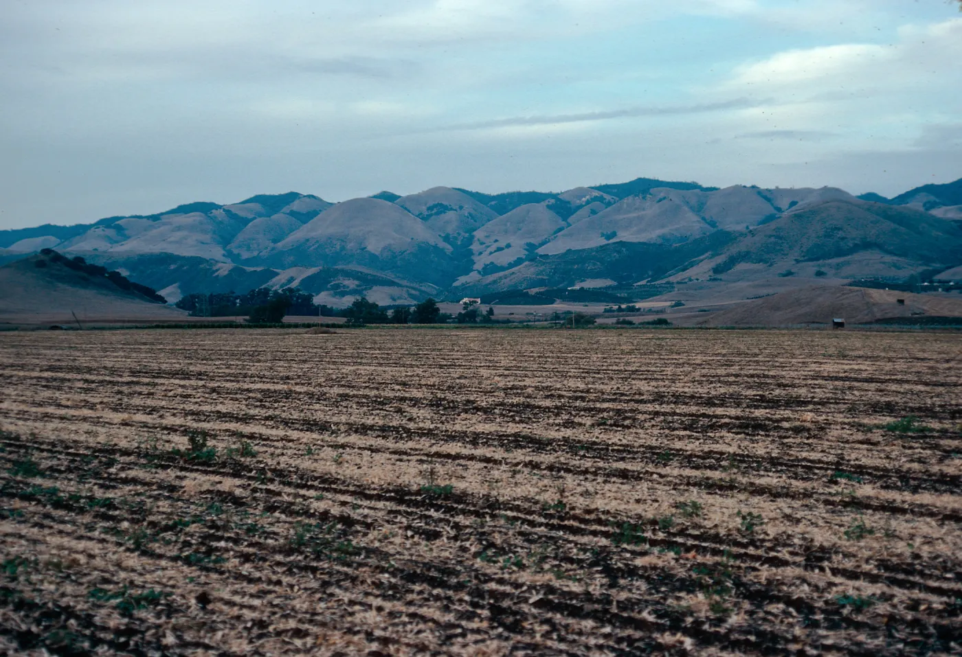 Santa Lucia Mountains from Orcutt Road, South of San Luis Obispo, San Luis Obispo County